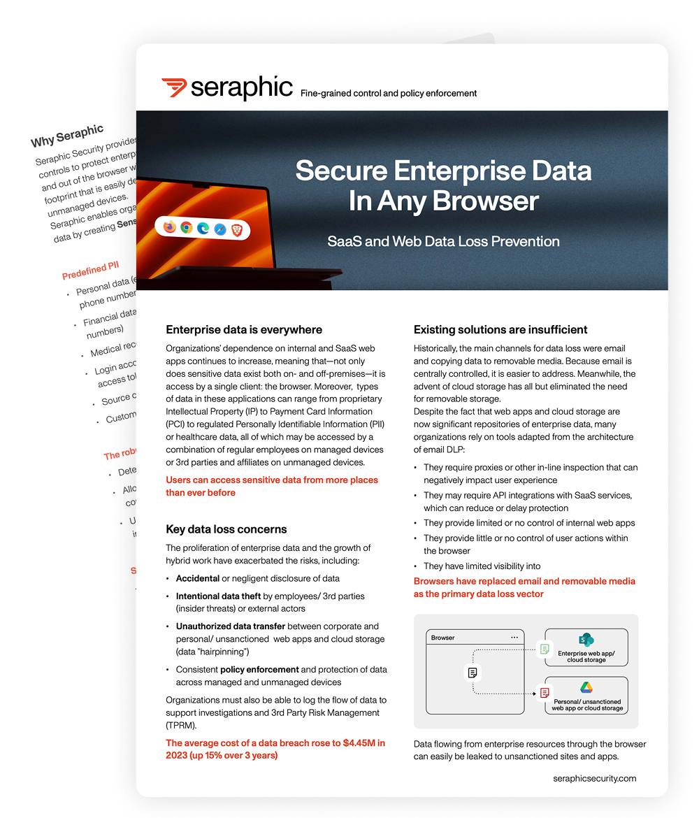 Secure Enterprise Data In Any Browser