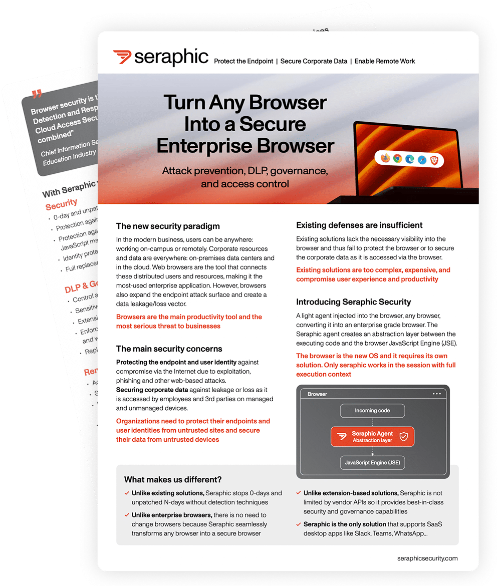turn any browser solution brief