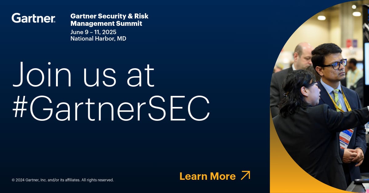 Gartner Security and Risk Management Summit 2025